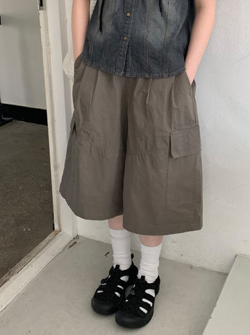 Hakan Vintage Cargo Bermuda Pants